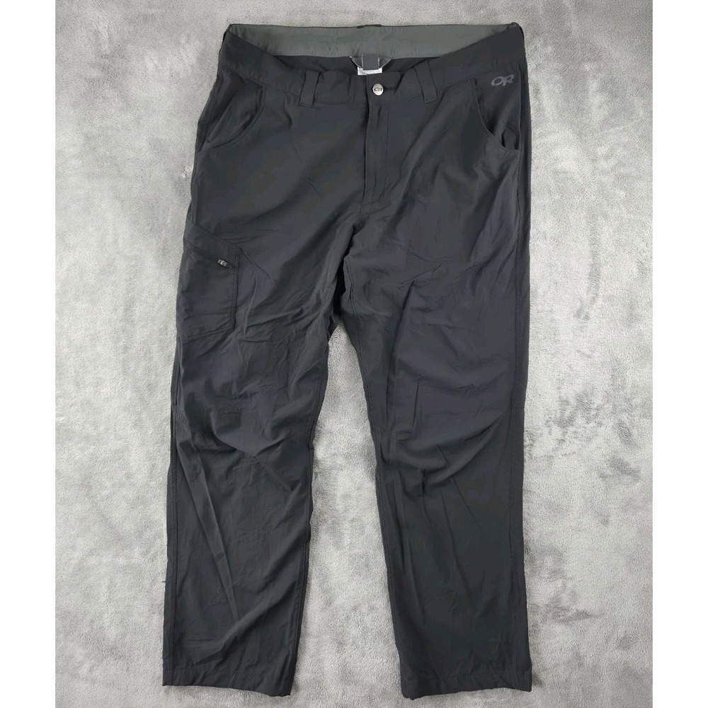 Outdoor Research Ferrosi Pants Mens Size 38(37) Black Nylon Stretch Hiking